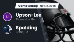 Recap: Upson-Lee  vs. Spalding  2018