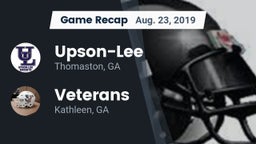 Recap: Upson-Lee  vs. Veterans  2019