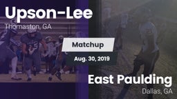 Matchup: Upson-Lee vs. East Paulding  2019