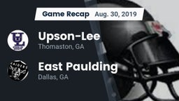 Recap: Upson-Lee  vs. East Paulding  2019