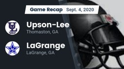 Recap: Upson-Lee  vs. LaGrange  2020