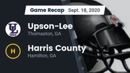 Recap: Upson-Lee  vs. Harris County  2020