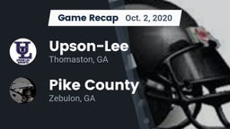 Recap: Upson-Lee  vs. Pike County  2020