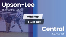Matchup: Upson-Lee vs. Central  2020