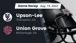 Recap: Upson-Lee  vs. Union Grove  2022