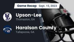 Recap: Upson-Lee  vs. Haralson County  2023