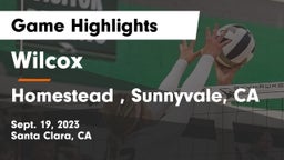 Wilcox  vs Homestead , Sunnyvale, CA Game Highlights - Sept. 19, 2023