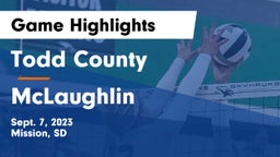 Todd County  vs McLaughlin  Game Highlights - Sept. 7, 2023