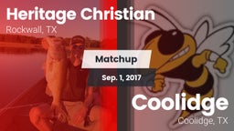 Matchup: Heritage Christian vs. Coolidge  2017