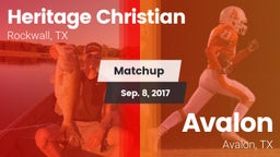 Matchup: Heritage Christian vs. Avalon  2017