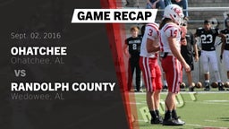 Recap: Ohatchee  vs. Randolph County  2016