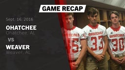 Recap: Ohatchee  vs. Weaver  2016