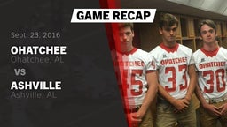 Recap: Ohatchee  vs. Ashville  2016