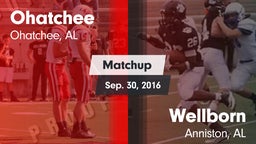 Matchup: Ohatchee vs. Wellborn  2016