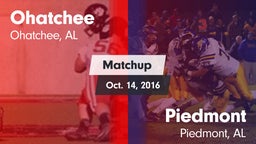 Matchup: Ohatchee vs. Piedmont  2016