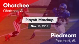 Matchup: Ohatchee vs. Piedmont  2016