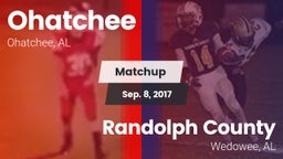 Matchup: Ohatchee vs. Randolph County  2017