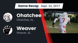 Recap: Ohatchee  vs. Weaver  2017