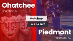 Matchup: Ohatchee vs. Piedmont  2017