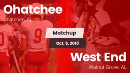 Matchup: Ohatchee vs. West End  2018