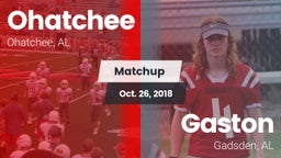 Matchup: Ohatchee vs. Gaston  2018