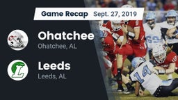 Recap: Ohatchee  vs. Leeds  2019