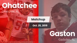 Matchup: Ohatchee vs. Gaston  2019