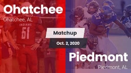 Matchup: Ohatchee vs. Piedmont  2020