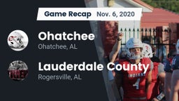 Recap: Ohatchee  vs. Lauderdale County  2020