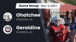 Recap: Ohatchee  vs. Geraldine  2021
