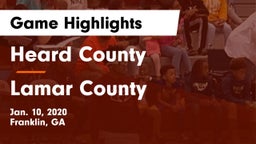 Heard County  vs Lamar County  Game Highlights - Jan. 10, 2020