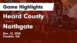 Heard County  vs Northgate  Game Highlights - Dec. 15, 2020