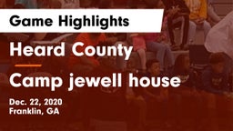 Heard County  vs Camp jewell house Game Highlights - Dec. 22, 2020