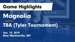 Magnolia  vs TBA (Tyler Tournament) Game Highlights - Jan. 19, 2019