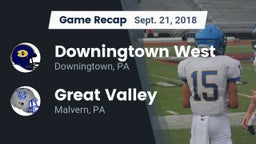 Recap: Downingtown West  vs. Great Valley  2018