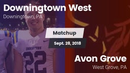 Matchup: Downingtown West vs. Avon Grove  2018