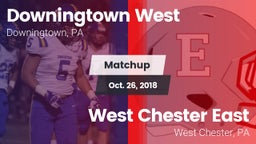 Matchup: Downingtown West vs. West Chester East  2018