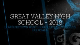 Downingtown West football highlights Great Valley High School - 2018