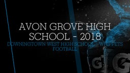 Downingtown West football highlights Avon Grove High School - 2018