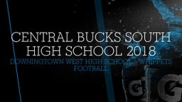 Downingtown West football highlights Central Bucks South High School  2018