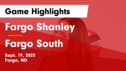 Fargo Shanley  vs Fargo South  Game Highlights - Sept. 19, 2023