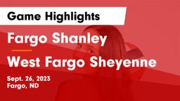 Fargo Shanley  vs West Fargo Sheyenne  Game Highlights - Sept. 26, 2023