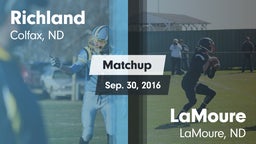 Matchup: Richland vs. LaMoure  2016