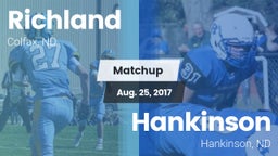 Matchup: Richland vs. Hankinson  2017