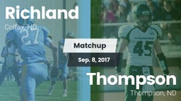 Matchup: Richland vs. Thompson  2017