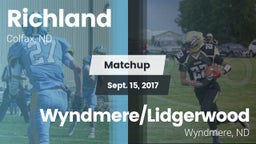 Matchup: Richland vs. Wyndmere/Lidgerwood  2017