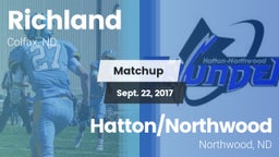Matchup: Richland vs. Hatton/Northwood  2017