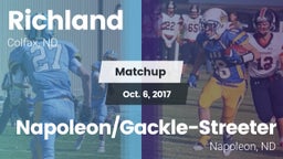 Matchup: Richland vs. Napoleon/Gackle-Streeter  2017