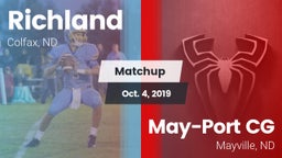Matchup: Richland vs. May-Port CG  2019