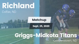 Matchup: Richland vs. Griggs-Midkota Titans 2020